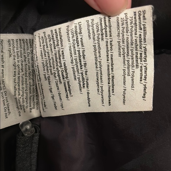 Charcoal Gray ReimaTec Waterproof Down Winter Jacket size 140 (10 years) - Picture 9 of 9